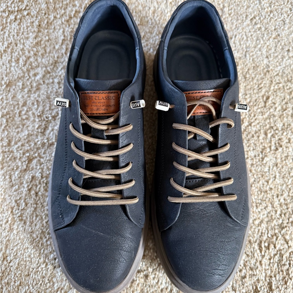 Navy Men's Classic Shoes